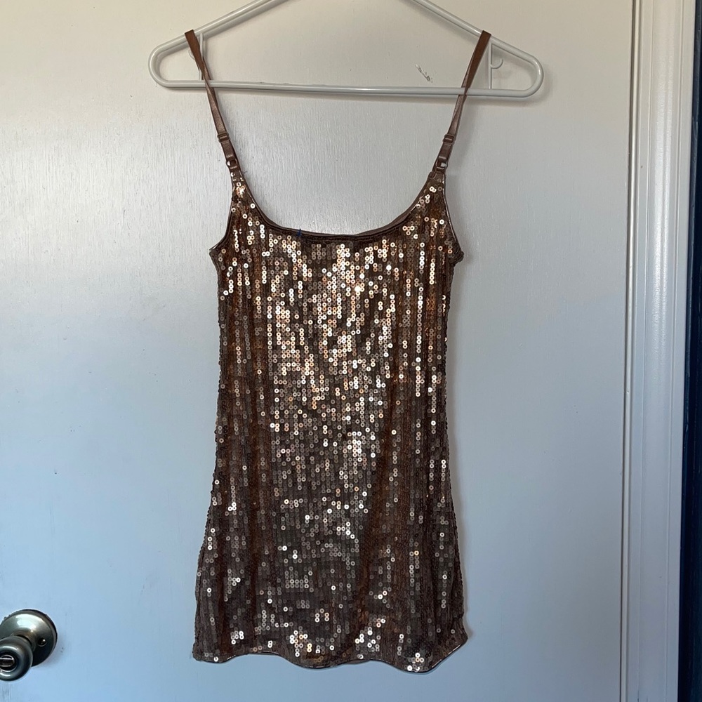 Sparkly tank top